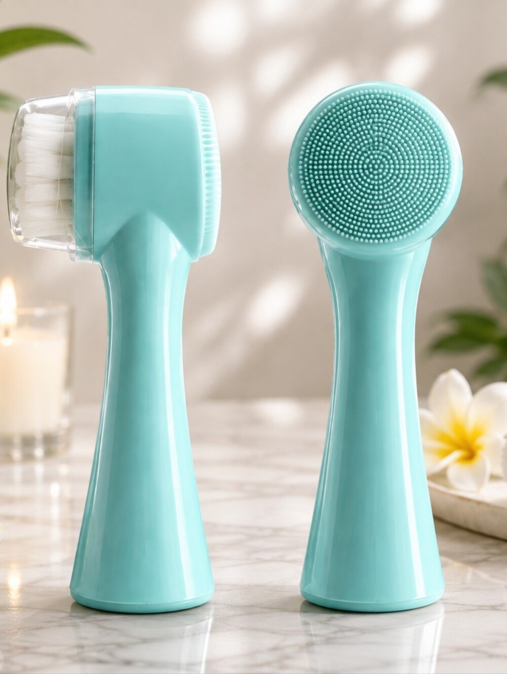 DUO ENDED FACIAL BRUSH 6"